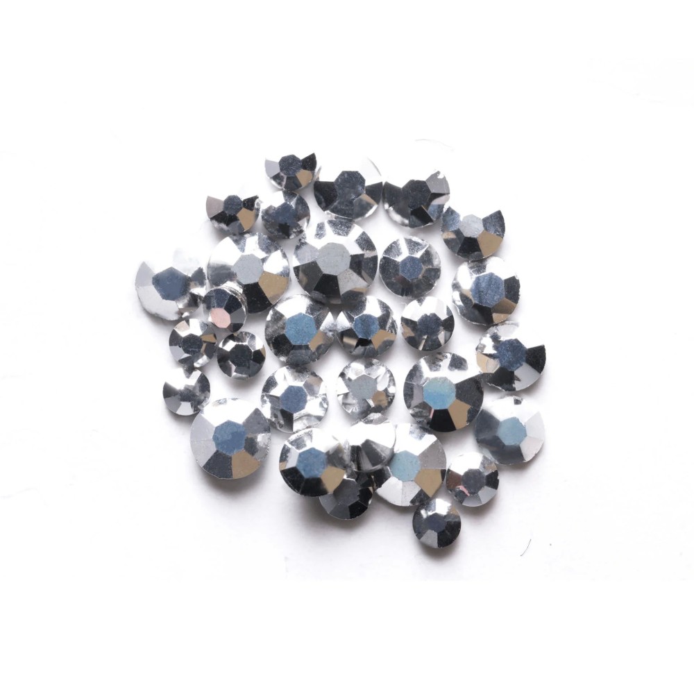 Clavier cyrkonie 1440 szt. zestaw 5 rozmiarów do zdobienia paznokci