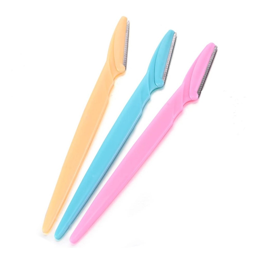 Nożyk trymer brzytwa do stylizacji brwi zestaw 3 szt.
