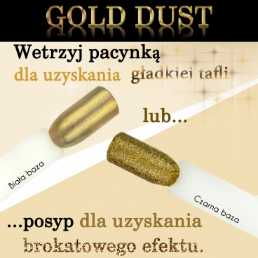 Efekt Gold Dust metaliczny w słoiczku 3ml
