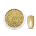 Efekt tafli złoty pyłek w słoiczku 3ml do zdobień manicure