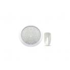 Efekt tafli srebrny pyłek w słoiczku 3ml do zdobień manicure