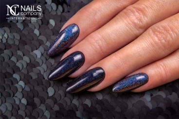 Nails Company pyłek holo Black 2,5g do wcierania