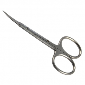 PRO nożyczki do skórek profilowane srebrne 22mm - stal chirurgiczna