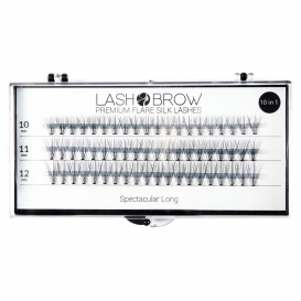 Jedwabne rzęsy w kępkach Spectacular Short premium flare silk lashes kępki