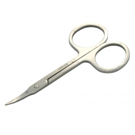 Nożyczki do skórek srebrne stalowe profilowane