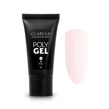 Claresa poly gel pink 30g akrylożel do przedłużania