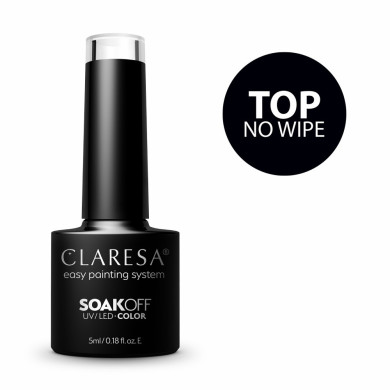 Claresa top no wipe 5ml do lakierów hybrydowych